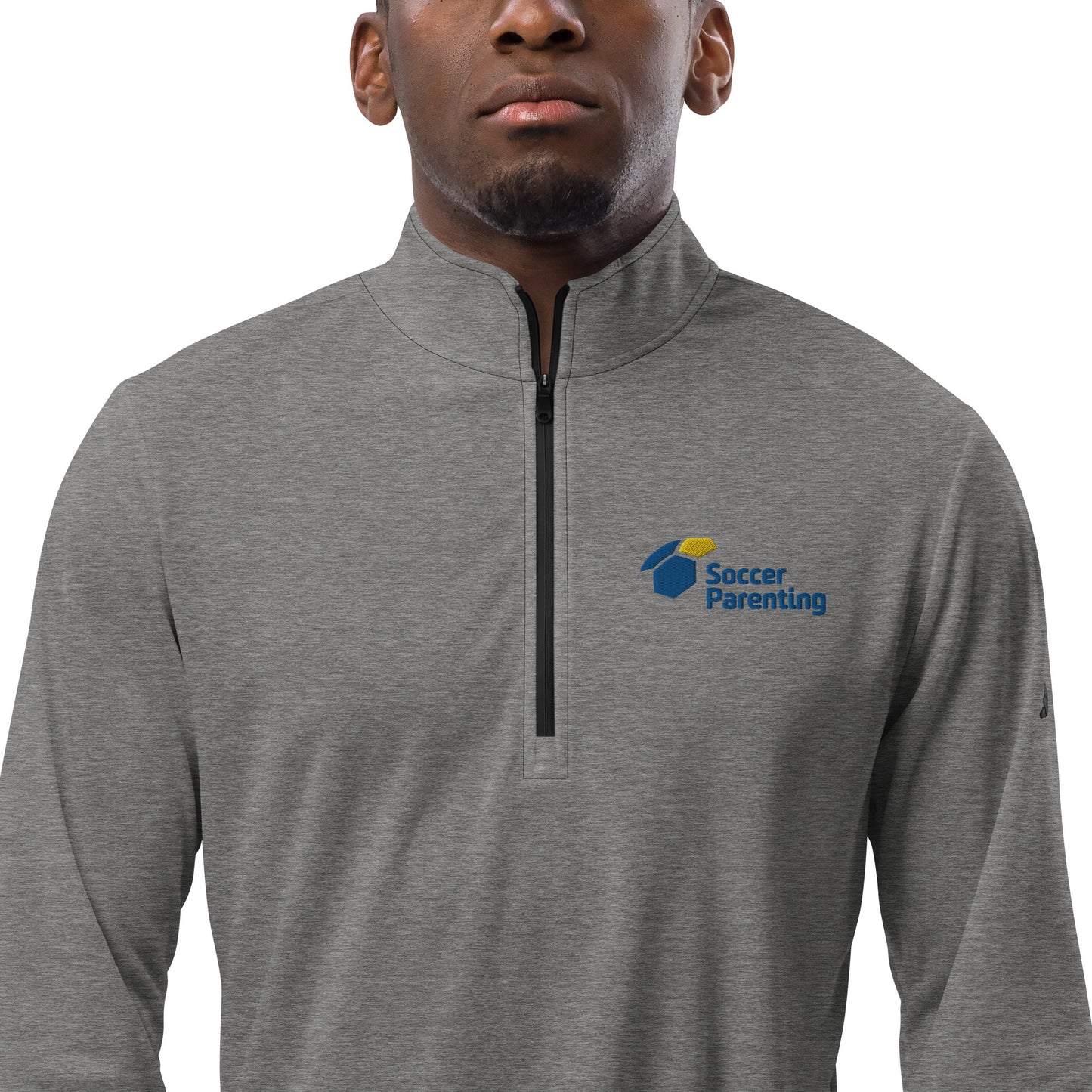Soccer Parenting Quarter zip Adidas pullover