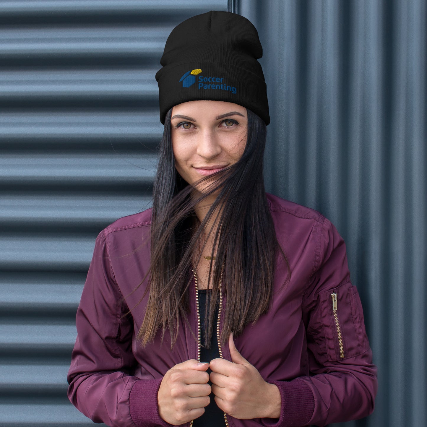 Soccer Parenting Embroidered Beanie