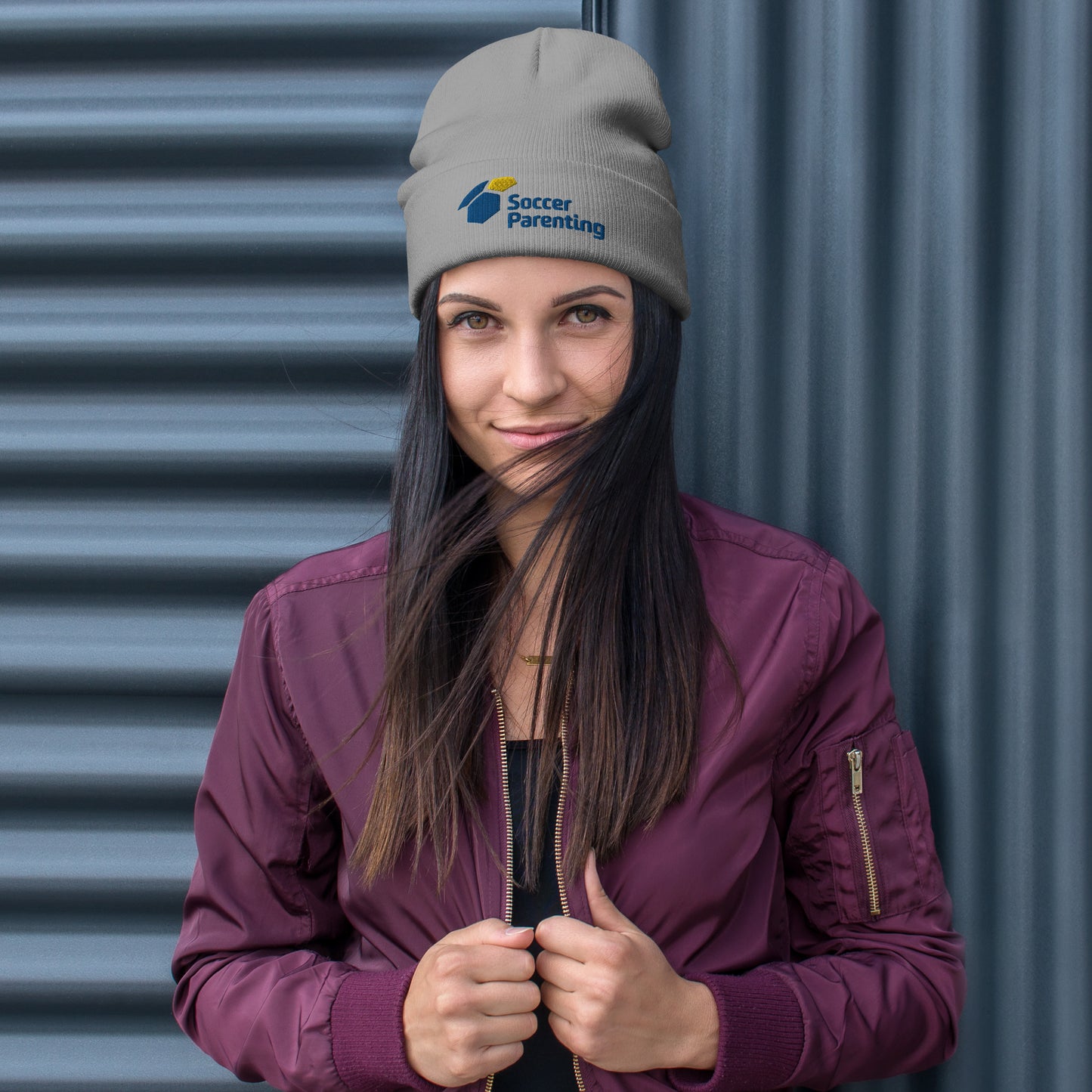 Soccer Parenting Embroidered Beanie