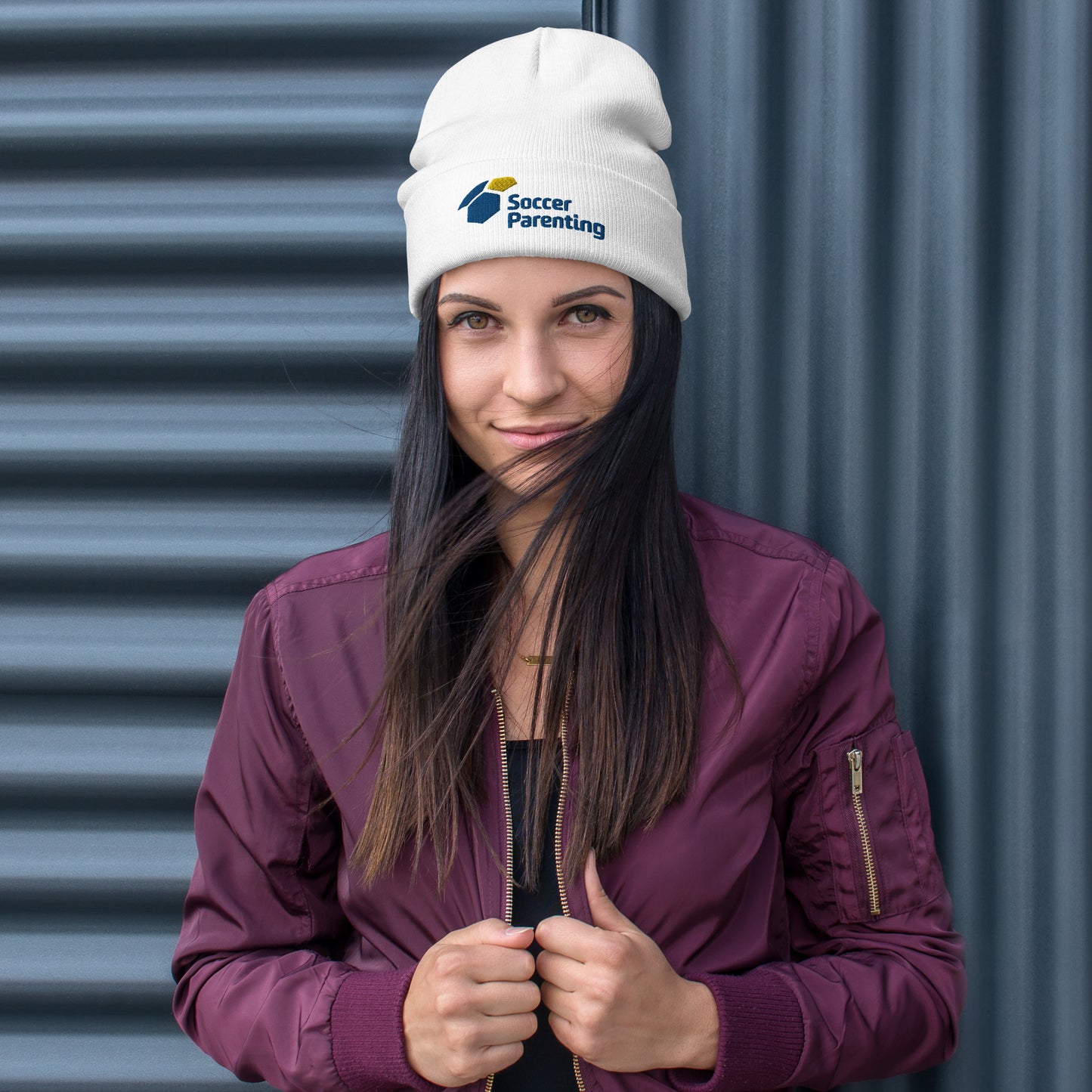 Soccer Parenting Embroidered Beanie