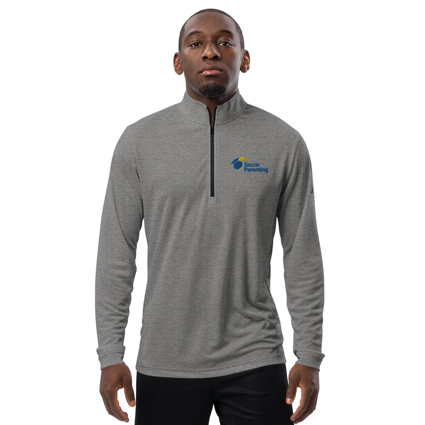 Soccer Parenting Quarter zip Adidas pullover