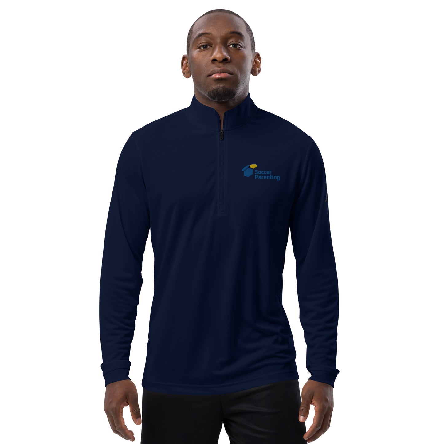 Soccer Parenting Quarter zip Adidas pullover