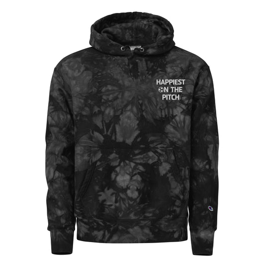 Happiest on the Pitch Unisex Champion tie-dye hoodie