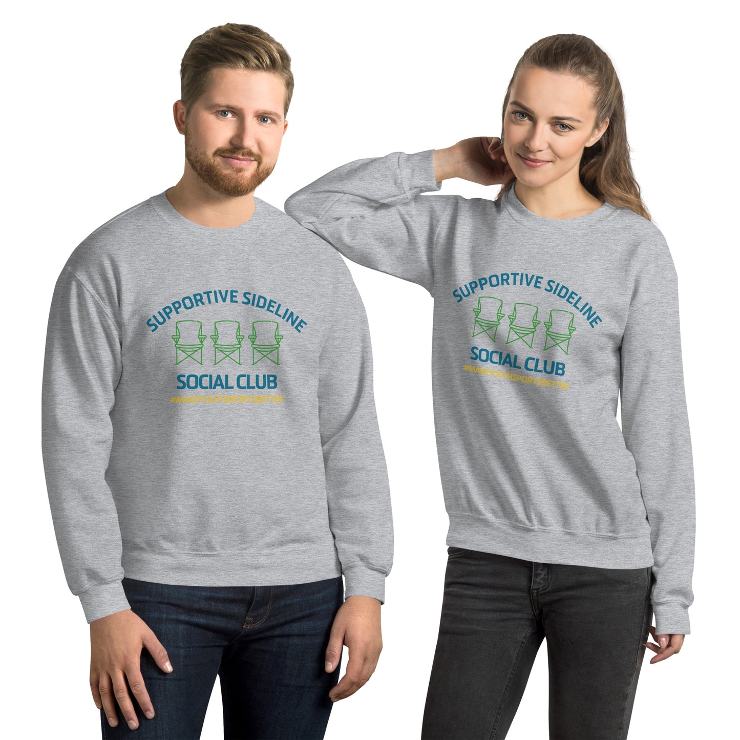 Supportive Sideline Social Club Unisex Sweatshirt