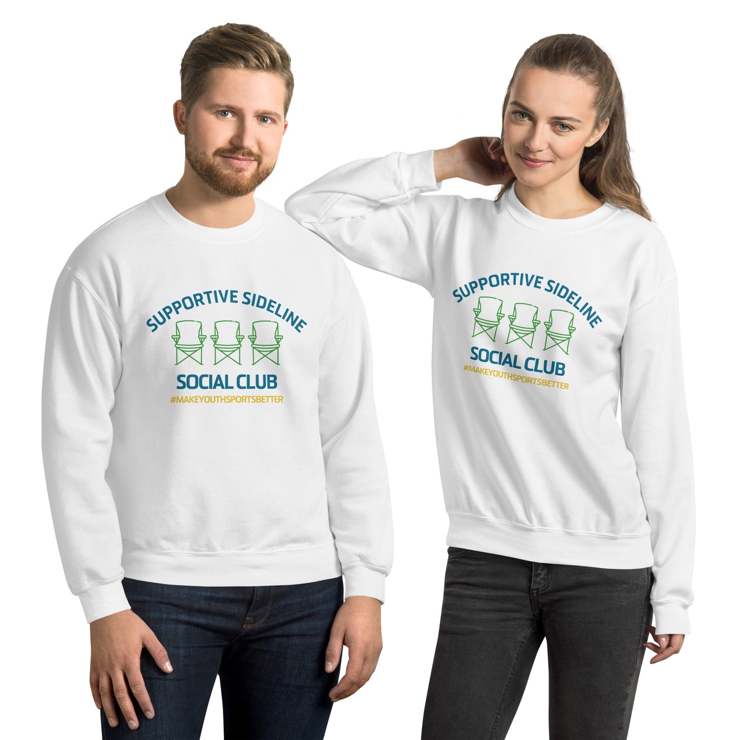 Supportive Sideline Social Club Unisex Sweatshirt