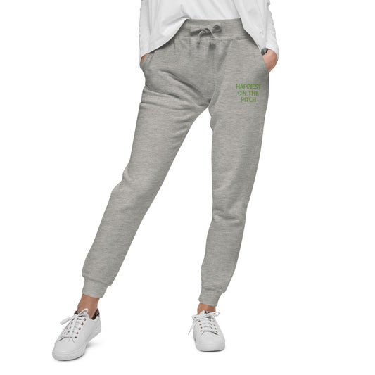 Happiest On the Pitch - Embroidered Unisex fleece sweatpants