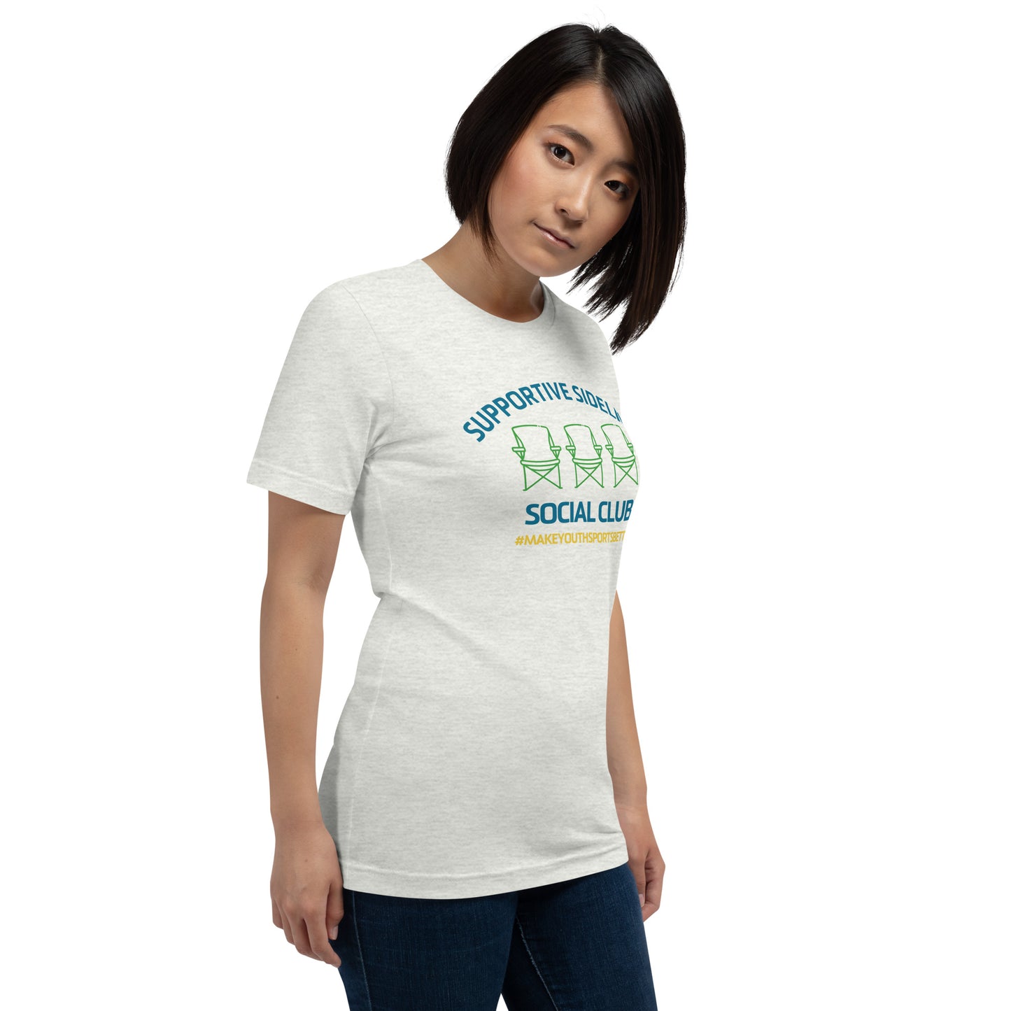 Supportive Sidelines Social Club Unisex t-shirt