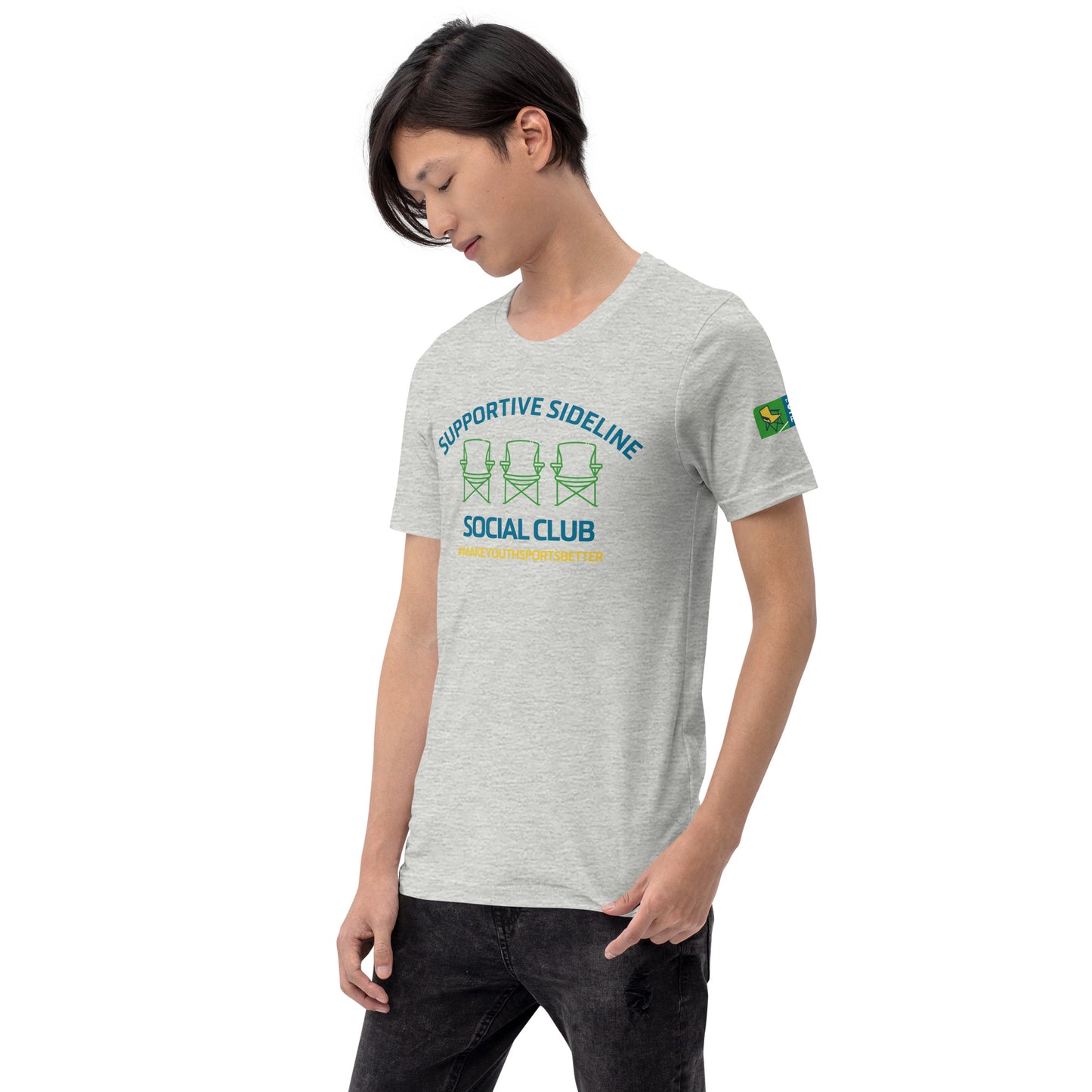 Supportive Sidelines Social Club Unisex t-shirt