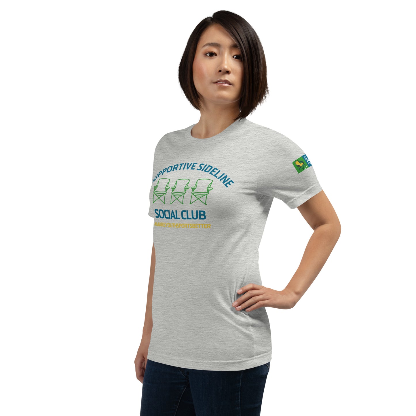 Supportive Sidelines Social Club Unisex t-shirt