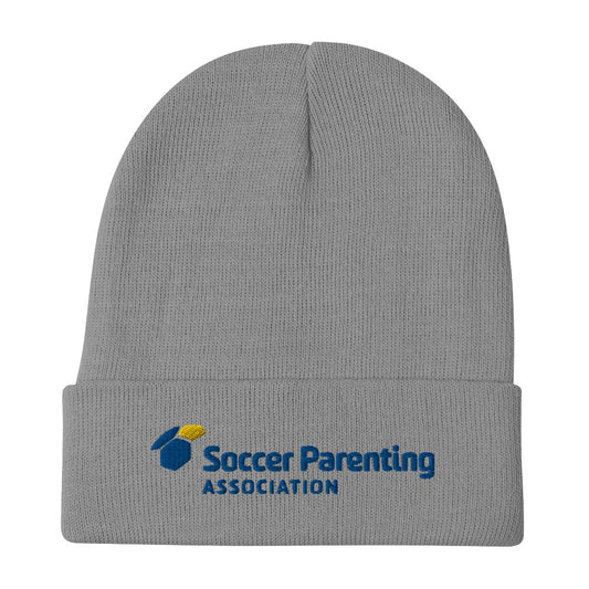 Soccer Parenting Embroidered Beanie